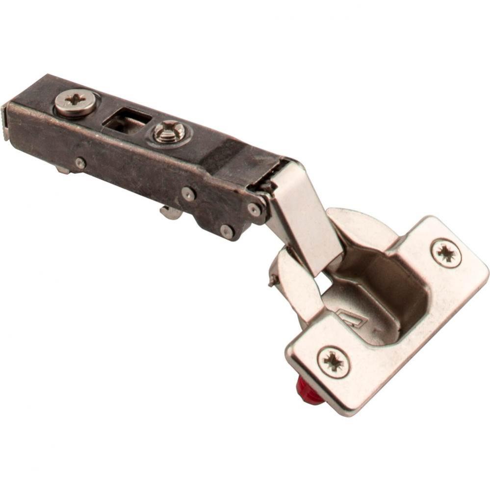 125 degree Commercial Grade Full Overlay Cam Adjustable Self-close Hinge with Press-in 8 mm Dowels