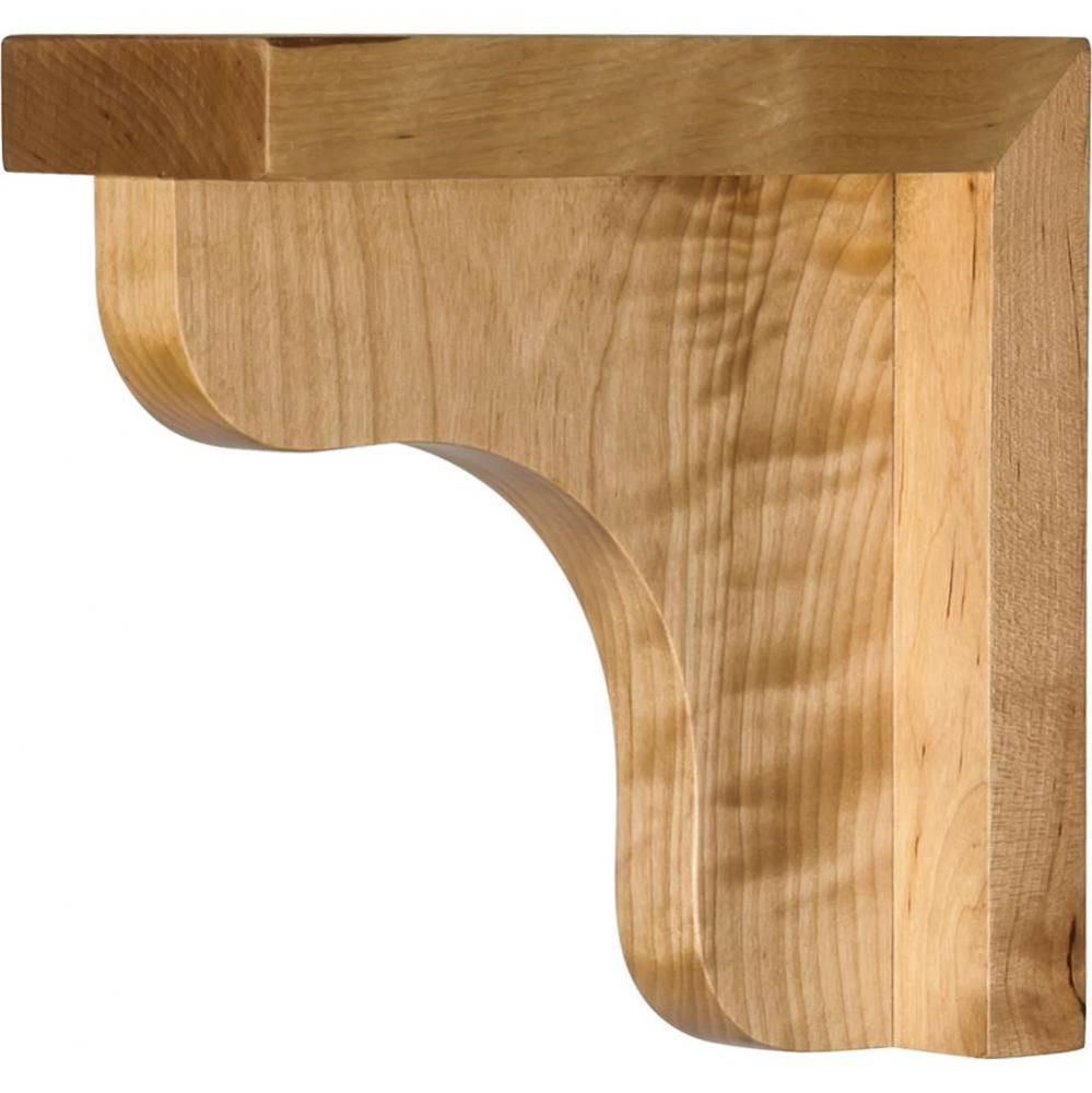 2-1/2'' W x 6'' D x 8'' H Rubberwood Bar Corbel