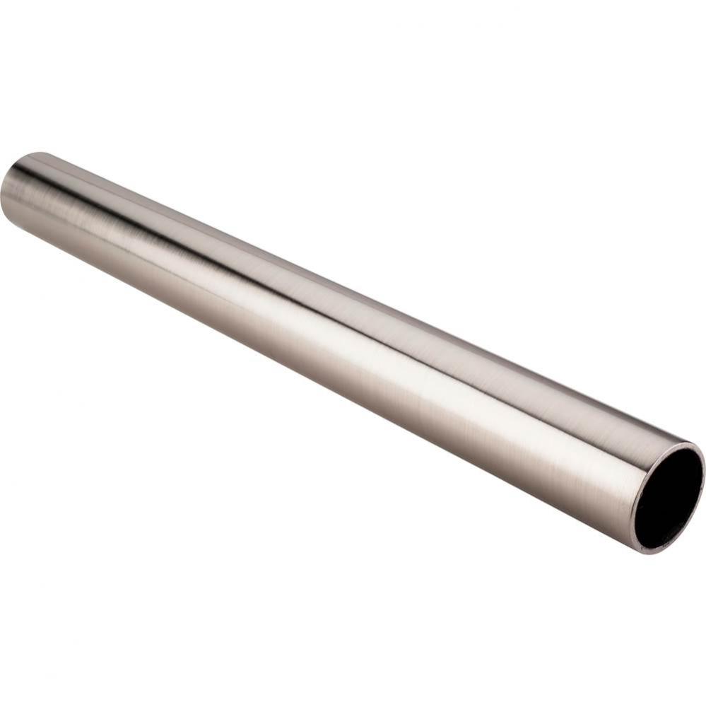 Satin Nickel 1-5/16'' Diameter  x 8'' Round Steel Closet Rod