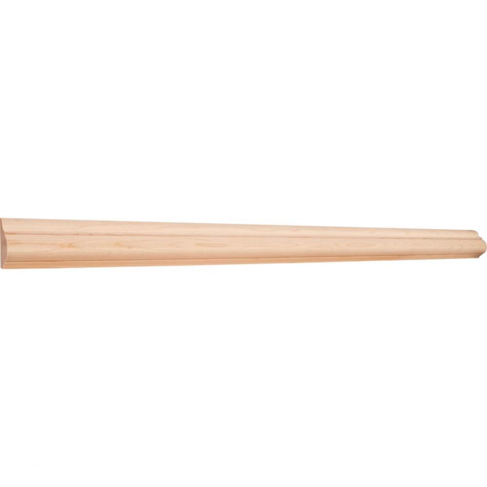 3/4'' D x 1-1/2'' H Hard Maple Beauty Moulding