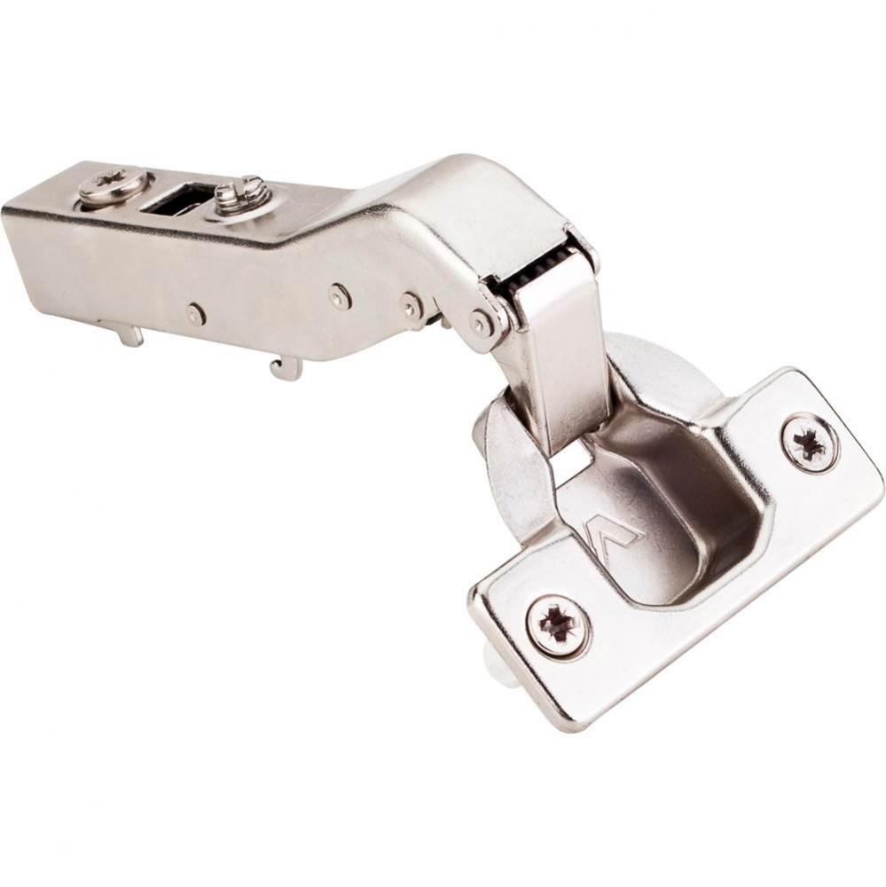 45 degree Heavy Duty Corner Overlay Cam Adjustable Soft-close Hinge with Press-in 8 mm Dowels