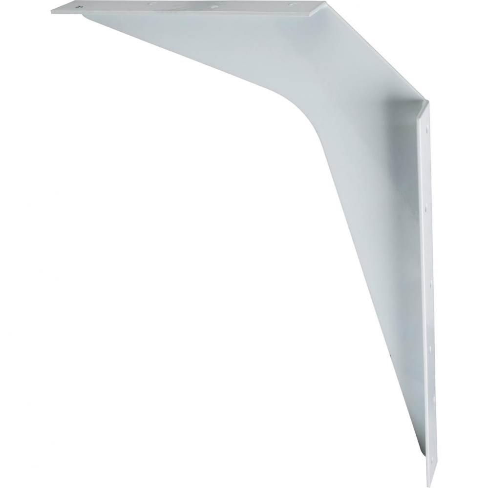 24'' x 24'' White Workstation Bracket Sold by the Pair