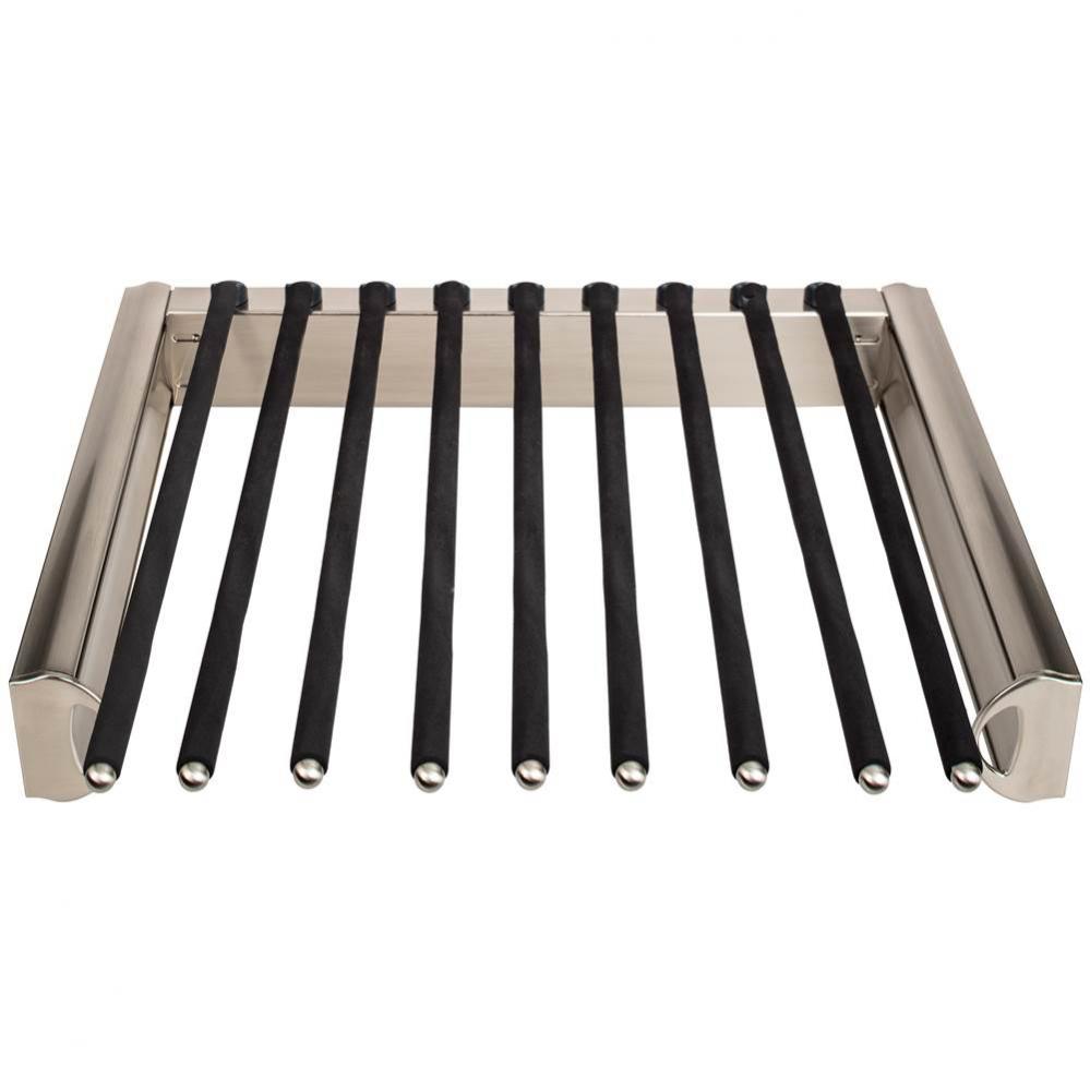 Satin Nickel 18'' Wide Pant Rack