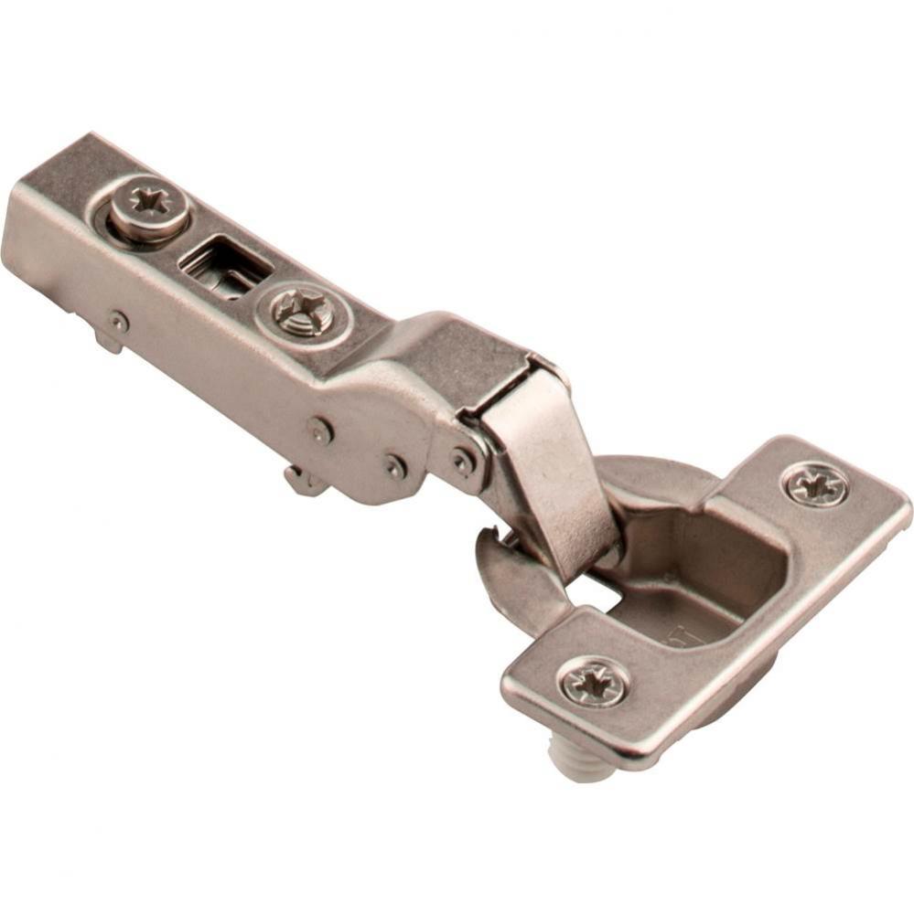 110 degree Heavy Duty Partial Overlay Cam Adjustable Soft-close Hinge with Press-in 8 mm Dowels