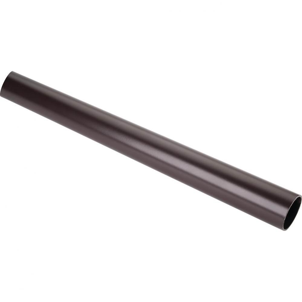 Dark Bronze 1'' Diameter x  8''  Long Round Aluminum Closet Rod