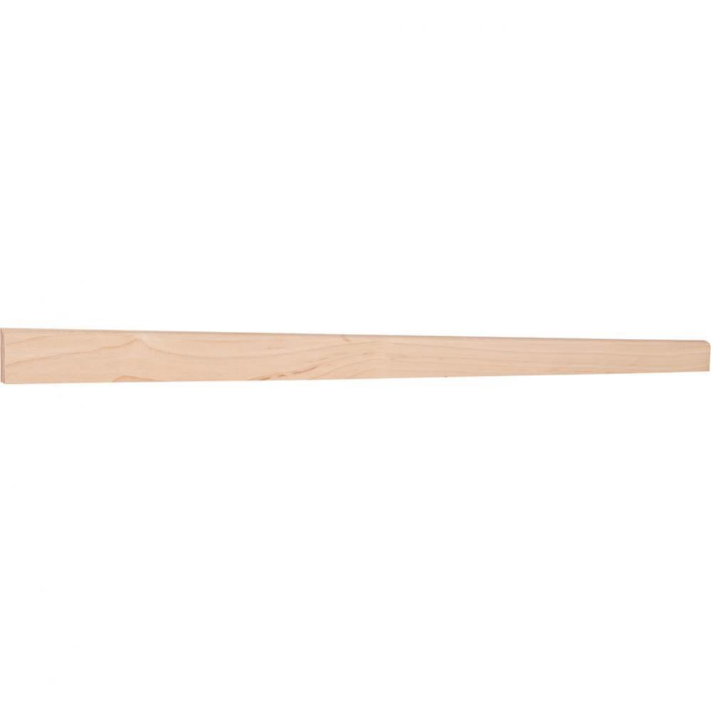 1/4'' D x 1'' H Hard Maple Beauty Moulding