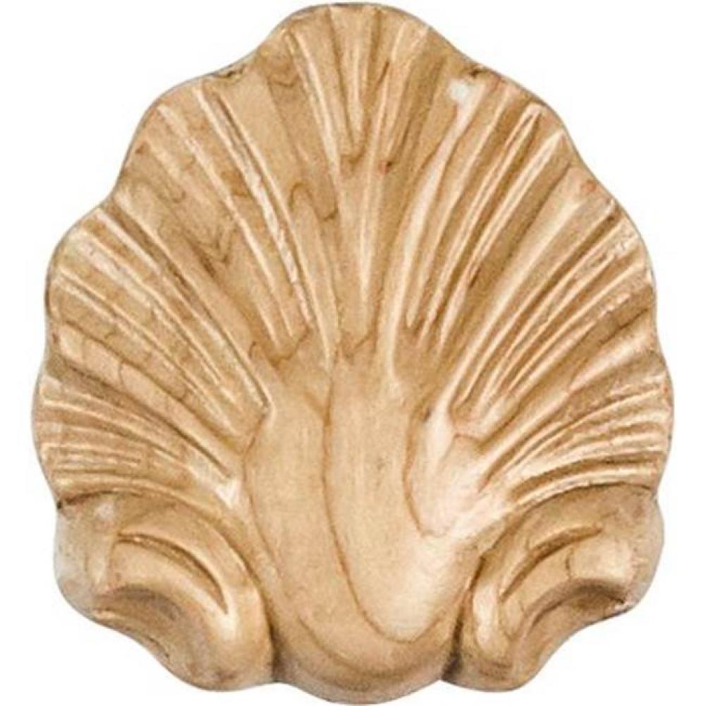 2-1/2'' W x 1/2'' D x 2-3/4'' H Maple Shell Applique