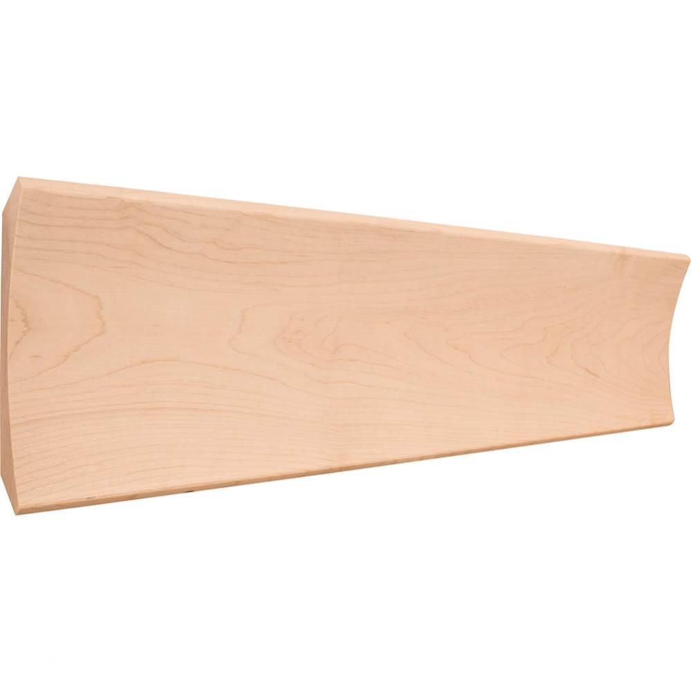 3/4'' D x 6'' H Hard Maple Cove Crown Moulding