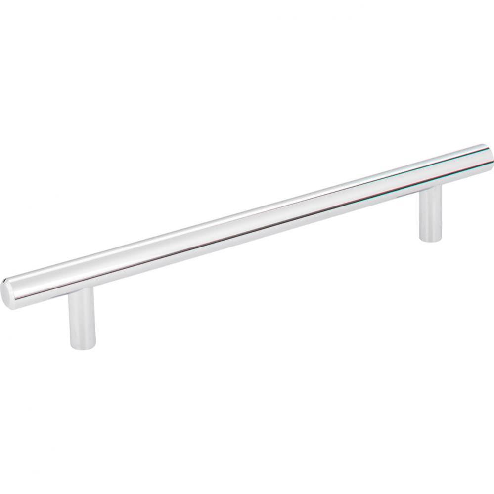 160 mm Center-to-Center Polished Chrome Naples Cabinet Bar Pull