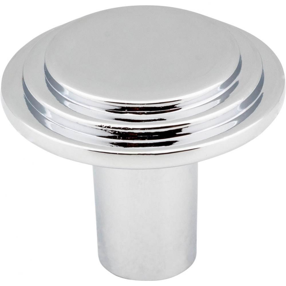 1-1/4'' Diameter Polished Chrome Round Calloway Cabinet Knob