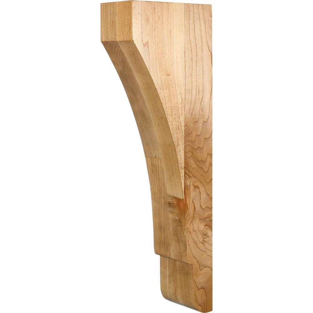 3'' W x 6'' D x 18'' H Alder Minimalist Corbel