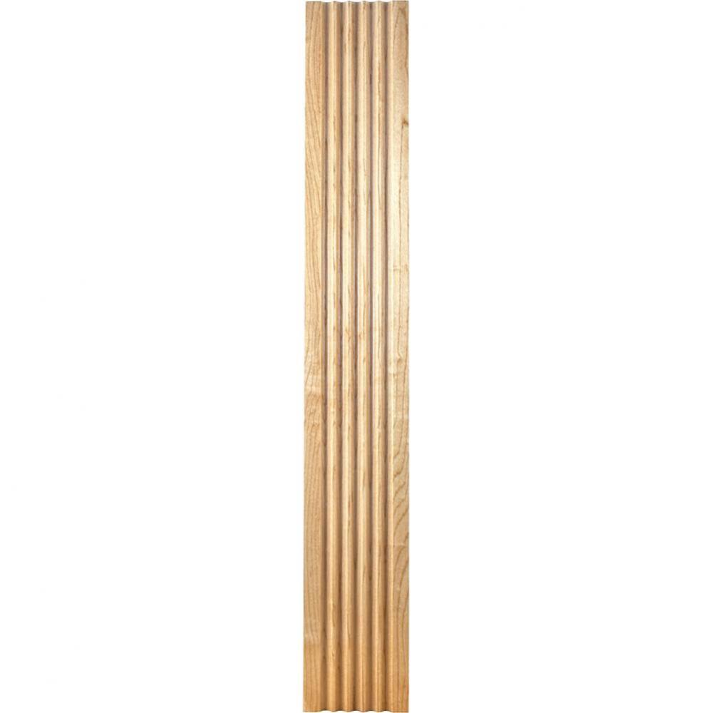 5/8'' D x 3'' H Alder Fluted Moulding