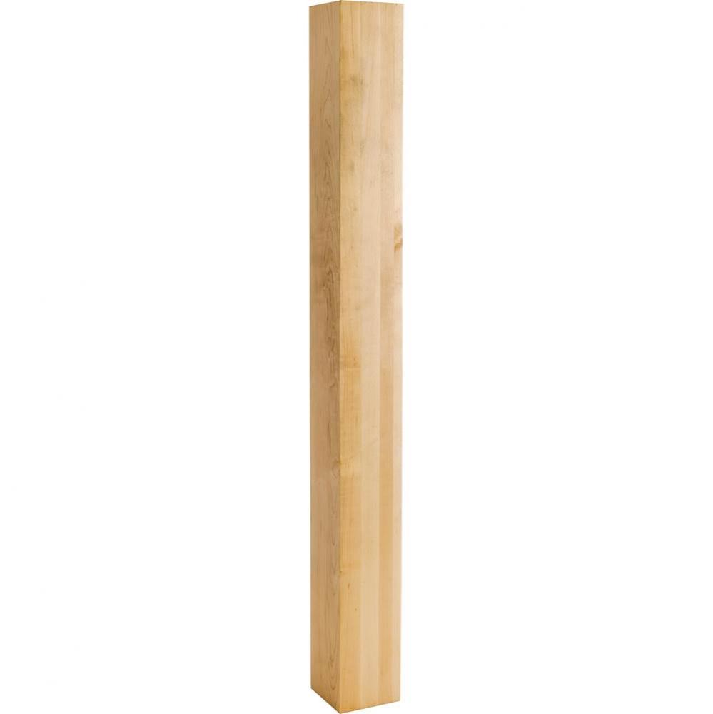 3-1/2'' W x 3-1/2'' D x 35-1/2'' H Oak Square Post