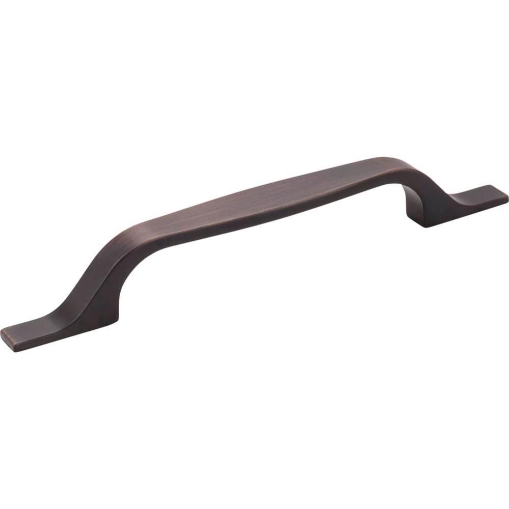 128 mm Center-to-Center Brushed Oil Rubbed Bronze Square Cosgrove Cabinet Pull