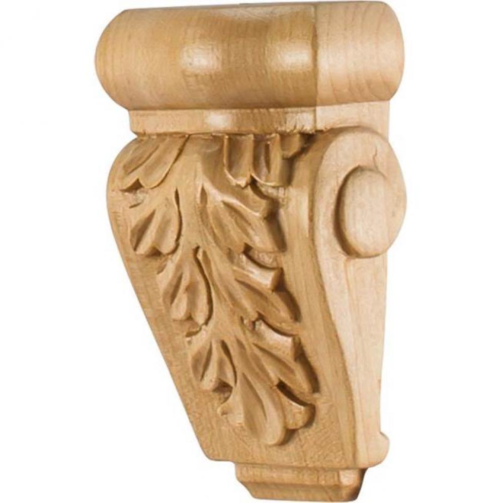 2-7/8'' W x 1-1/2'' D x 4-1/2'' H Maple Acanthus Corbel