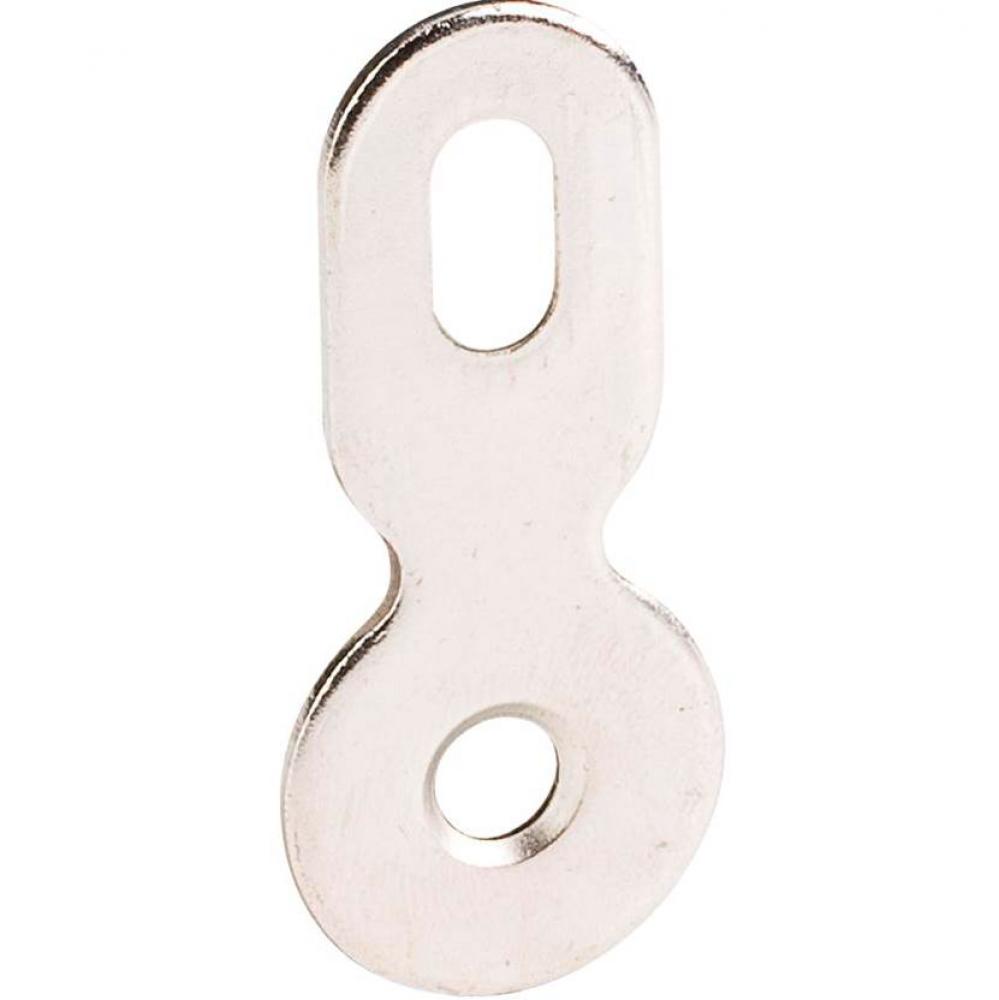 Bright Nickel 1-11/16'' Drawer Box Clip