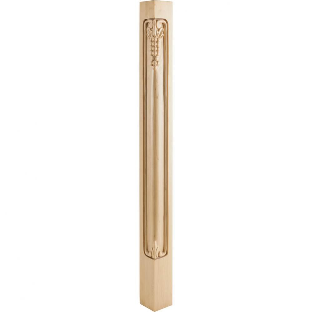 2-3/4'' W x 2-3/4'' D x 35-1/2'' H Maple Grape Corner Post