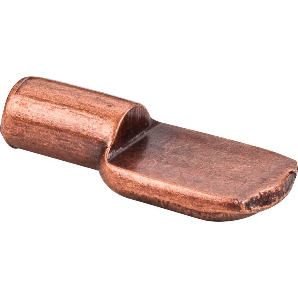 Antique Copper 5 mm Pin Spoon Shelf Support - Priced and Sold by the Thousand
