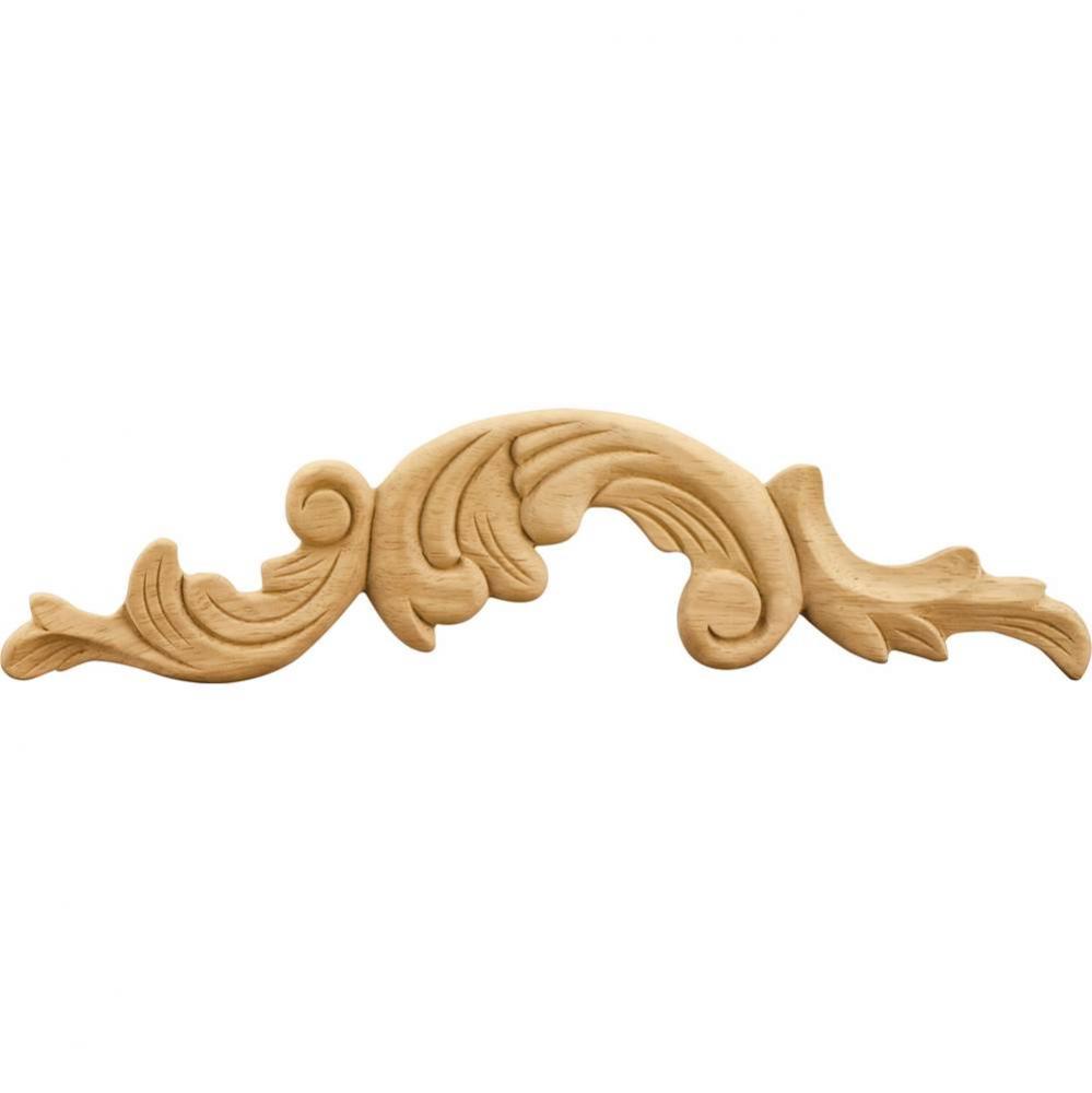 12-1/4'' W x 1/4'' D x 3'' H Right Cherry Acanthus Applique