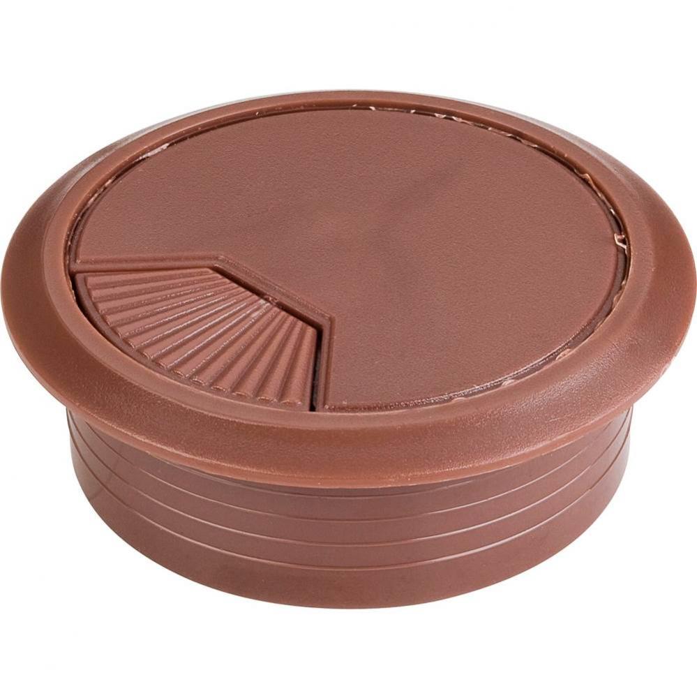 Brown 3 Piece Spring Grommet for 60 mm Diameter Hole