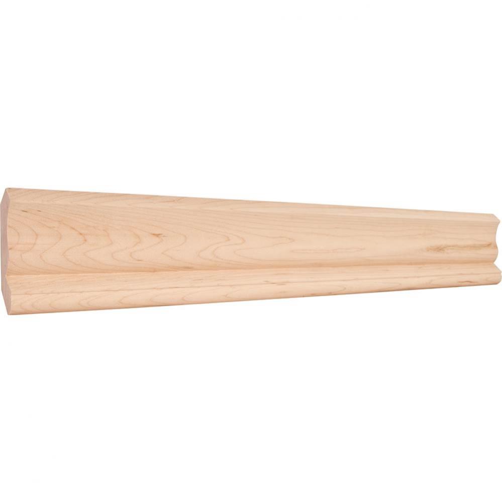 3/4'' D x 3-3/8'' H Oak Standard Crown Moulding