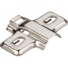 Hardware Resources 400.1233.75 - Standard Duty 0 mm Non-Cam Adjustable Steel Plate for 500 Series Euro Hinges