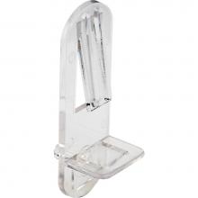Hardware Resources 7703CL - Clear 5 mm Pin Shelf Lock For 1/2'' Shelf - Priced and Sold by the Thousand