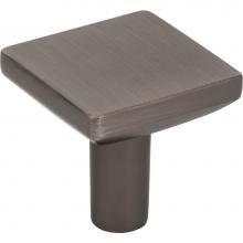 Hardware Resources 827BNBDL - 1-1/4'' Overall Length Brushed Pewter Walker 1 Square Knob