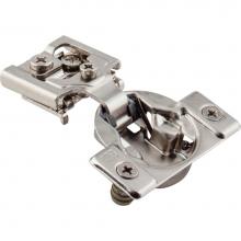 Hardware Resources 8390-2-2C - 105degree 1/2'' Overlay DURA-CLOSE Self-close Compact Hinge with 2 Cleats and Press-in 8