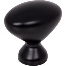 Hardware Resources 897L-MB - 1-1/4'' Overall Length Matte Black Oval Merryville Cabinet Knob