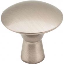 Hardware Resources 988SN - 1-1/16'' Diameter Satin Nickel Zachary Cabinet Mushroom Knob