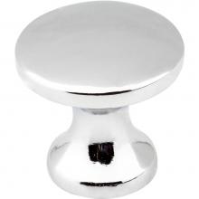 Hardware Resources 3915-PC - 1'' Diameter Polished Chrome Slade Cabinet Mushroom Knob