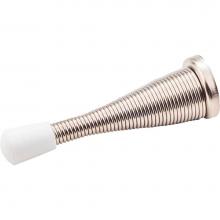 Hardware Resources DS04-NI - 3'' Spring Door Stop with Rubber Tip - Nickel