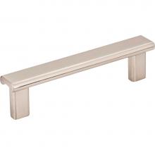 Hardware Resources 183-96SN - 96 mm Center-to-Center Satin Nickel Square Park Cabinet Pull