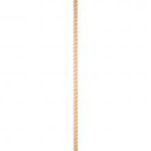 Hardware Resources RMH12TALD-8 - Tight Twist Rope Moulding Half Round