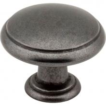 Hardware Resources 3940-DACM - 1-3/16'' Diameter Gun Metal Gatsby Cabinet Mushroom Knob