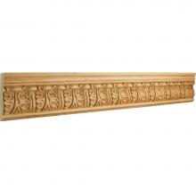 Hardware Resources HCM01MP - 1'' D x 3-3/4'' H Maple Acanthus Hand Carved Moulding