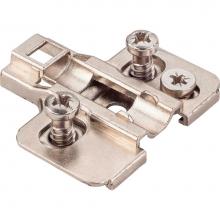 Hardware Resources 600.0P74.05 - Heavy Duty 2 mm Cam Adj Zinc Die Cast Plate with Euro Screws for 700, 725, 900 and 1750 Series Eur