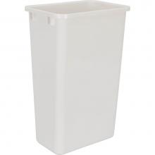 Hardware Resources CAN-50W-4 - Box of 4  White 50 Quart Plastic Waste Containers