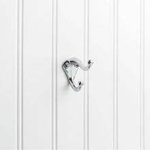 Hardware Resources YD10-231PC - 2-5/16'' Polished Chrome Traditional Double Prong Ball End Wall Mounted Utility Hook