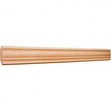 Hardware Resources SC16POP - 3/4'' D x 2-1/4'' H Poplar Standard Crown Moulding