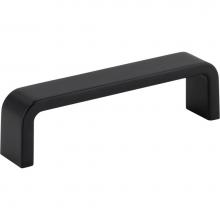 Hardware Resources 193-96MB - 96 mm Center-to-Center Matte Black Square Asher Cabinet Pull