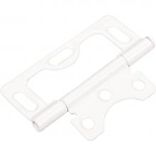 Hardware Resources 9902WH - 3'' Swaged Loose Pin Non-Mortise Hinge with 3 Slots - White