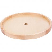 Hardware Resources LSR24 - 24'' Round Wood Lazy Susan Individual Shelf with Hole