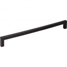 Hardware Resources 625-224MB - 224 mm Center-to-Center Matte Black Square Stanton Cabinet Bar Pull