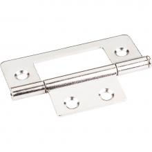 Hardware Resources 9500BN - Bright Nickel 3'' Loose Pin Non-Mortise Hinge 4 Hole