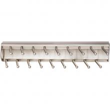 Hardware Resources 355T-SN - Satin Nickel 14'' Tie Rack