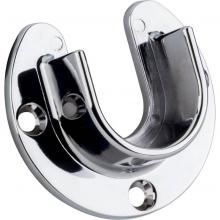 Hardware Resources M7350-CH - Chrome Open Screw-In Mounting Bracket for 1-5/16'' Round Closet Rods