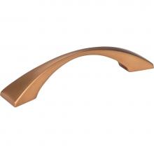 Hardware Resources 525-96SBZ - 96 mm Center-to-Center Satin Bronze Square Glendale Cabinet Pull