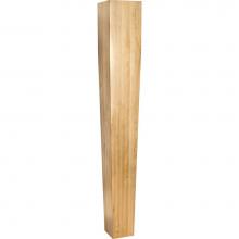 Hardware Resources P43-5ALD - 5'' W x 5'' D x 35-1/2'' H Alder Square Tapered Post